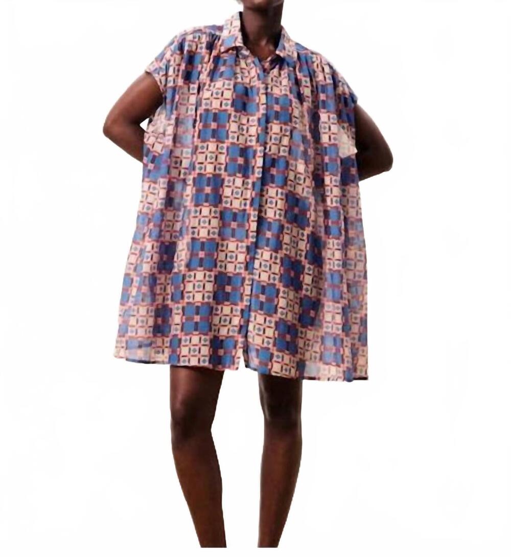 NEW FRNCH women's altair dress in blue
